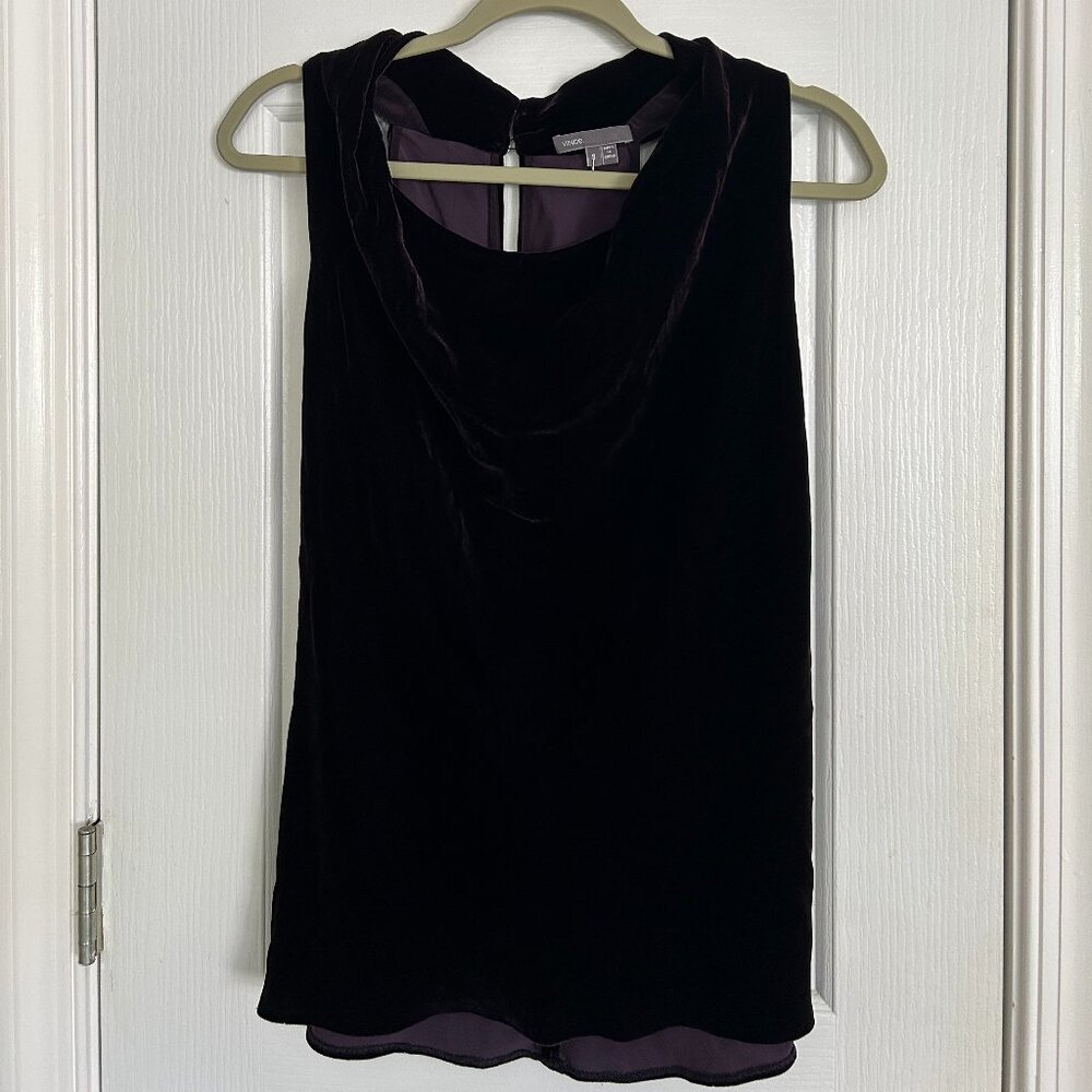 Vintage Vince - Cowl Neck Velvet Top